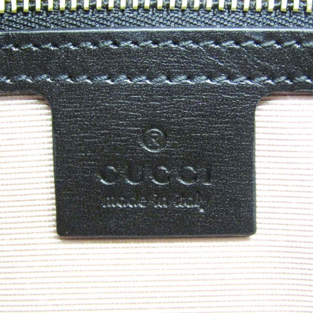 GUCCI Authentic Black Leather Shoulder Bag - Picture 12 of 14